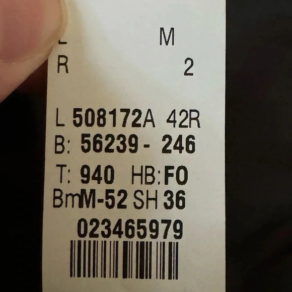 Chaps Blazer Suit Jacket Wool Men Size 42R - Picture 4 of 5